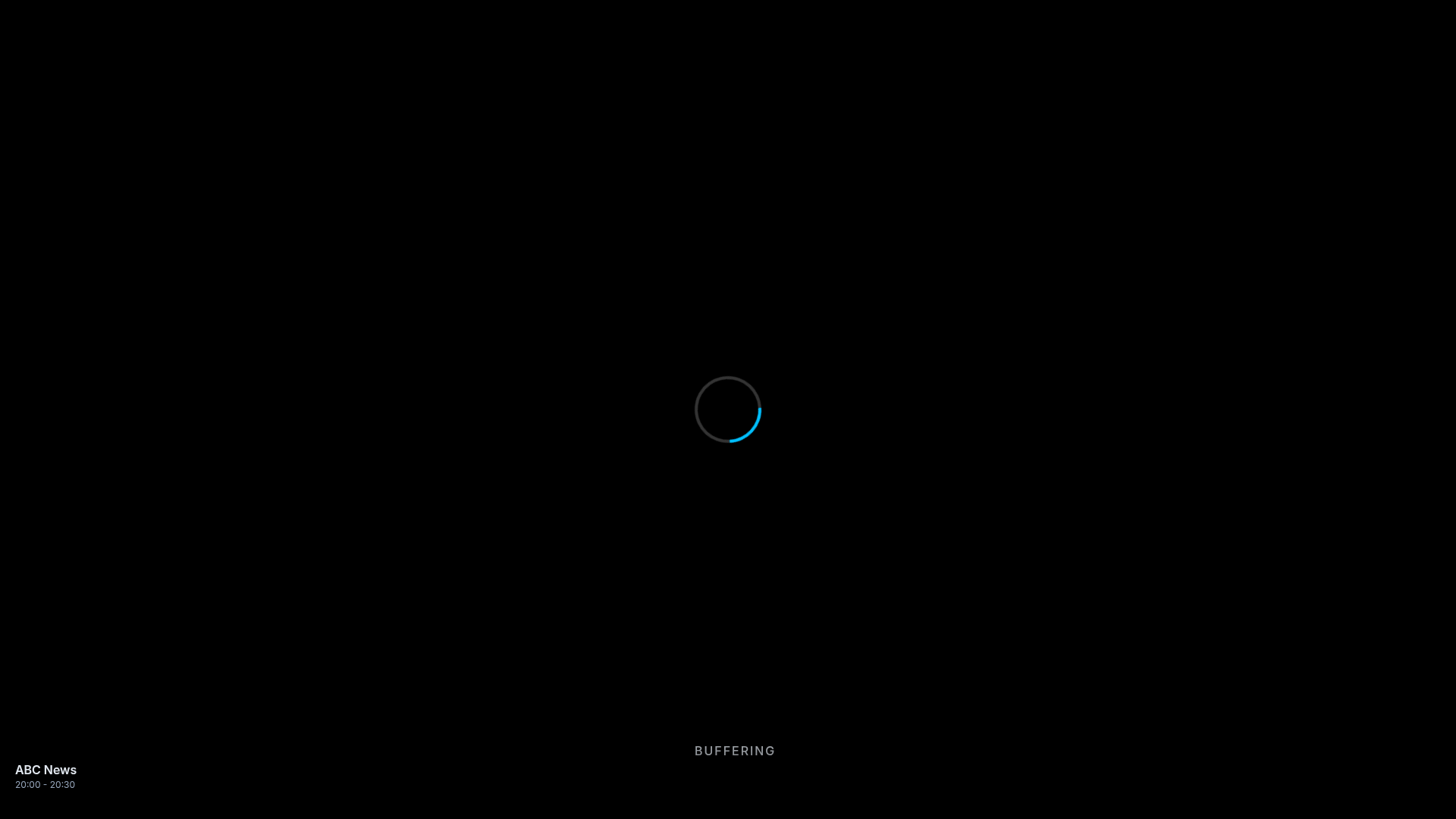 ChannelUP fullscreen buffering state